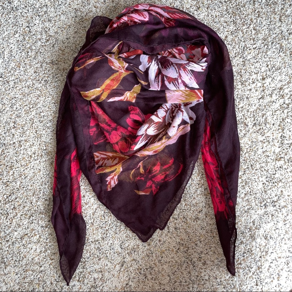 Floral scarf